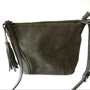 Joanel grey crossbody hobo purse 12’’ X 9’’